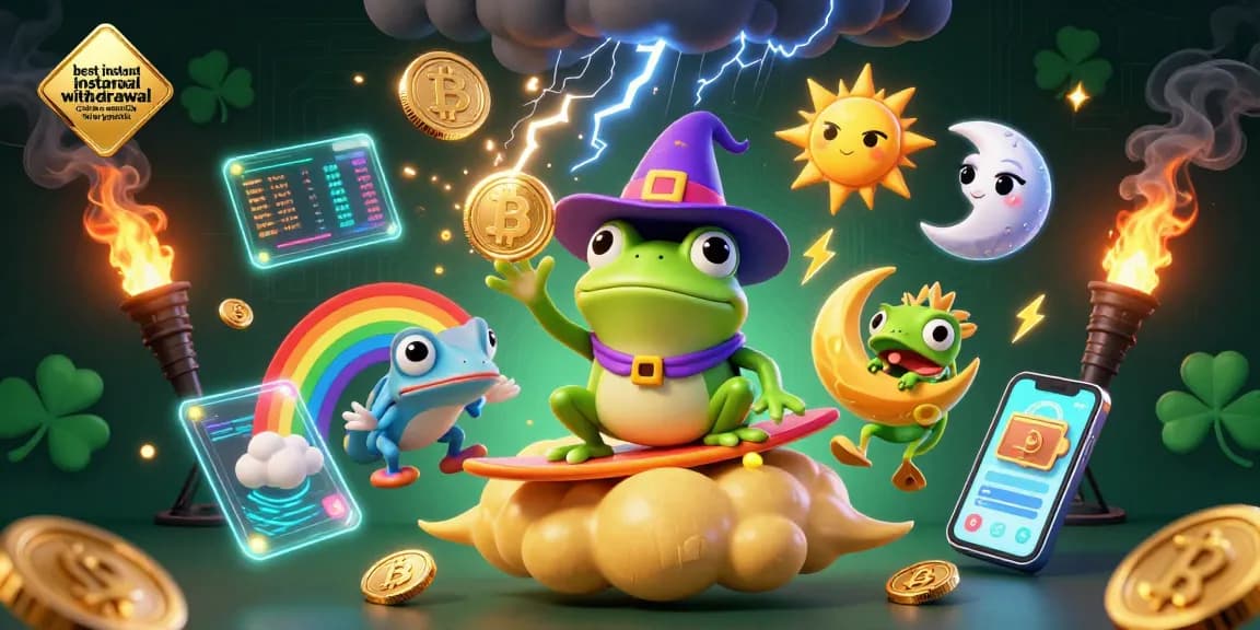 Experience the best instant withdrawal casinos in Australia for payouts with vibrant visuals and captivating characters.