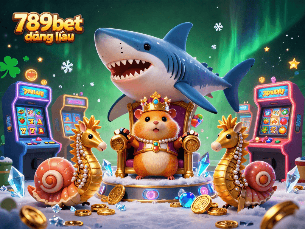 Spin the reels and win with 789bet đăng nhập featuring a dynamic, enchanting casino scene.